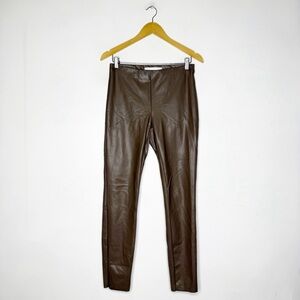 Raffaello Rossi Resa Faux Leather Pull ON Pants Size 36 US Small 6
